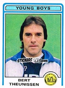 Cromo Bert Theunissen - Football Switzerland 1982-1983 - Panini