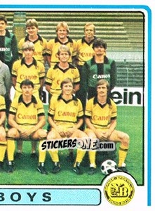 Sticker Team Photo (puzzle 2) - Football Switzerland 1982-1983 - Panini