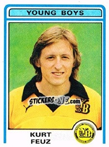 Sticker Kurt Feuz - Football Switzerland 1982-1983 - Panini