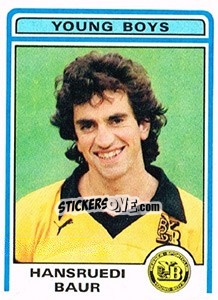 Sticker Hansreudi Baur - Football Switzerland 1982-1983 n. 265 - Panini