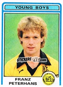 Sticker Franz Peterhans - Football Switzerland 1982-1983 n. 269 - Panini