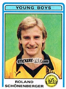 Cromo Roland Schonenberger - Football Switzerland 1982-1983 - Panini