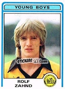 Cromo Rolf Zahnd - Football Switzerland 1982-1983 - Panini