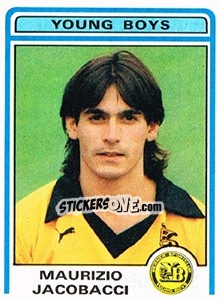 Sticker Maurizio Jacobacci - Football Switzerland 1982-1983 - Panini