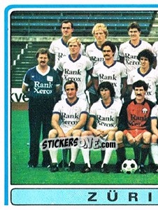 Sticker Team Photo (puzzle 1) - Football Switzerland 1982-1983 n. 277 - Panini