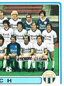 Cromo Team Photo (puzzle 2) - Football Switzerland 1982-1983 - Panini