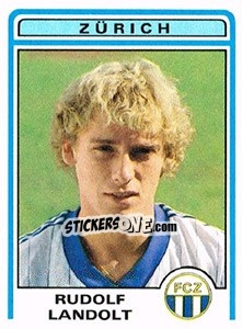 Sticker Rudolf Landolt - Football Switzerland 1982-1983 - Panini