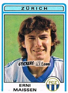 Sticker Erni Maissen - Football Switzerland 1982-1983 - Panini