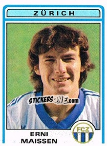 Sticker Erni Maissen - Football Switzerland 1982-1983 n. 284 - Panini
