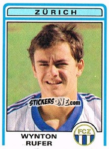 Sticker Wynton Rufer - Football Switzerland 1982-1983 n. 288 - Panini