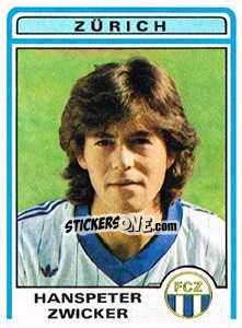Figurina Hanspeter Zwicker - Football Switzerland 1982-1983 n. 290 - Panini