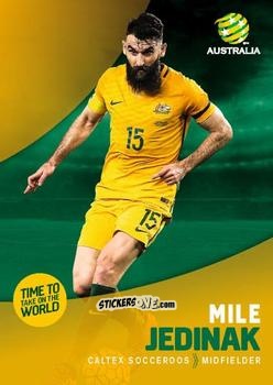 Sticker Mile Jedinak - Football Australia Trading Cards 2017-2018 n. 6 - Tap'N'Play