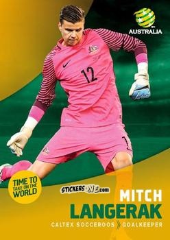 Sticker Mitch Langerak - Football Australia Trading Cards 2017-2018 n. 10 - Tap'N'Play
