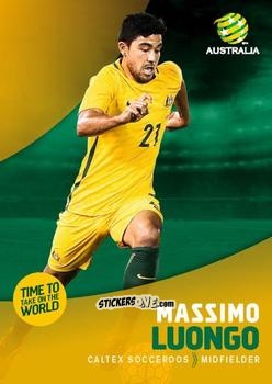 Figurina Massimo Luongo - Football Australia Trading Cards 2017-2018 n. 12 - Tap'N'Play