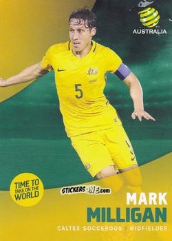 Sticker Mark Milligan - Football Australia Trading Cards 2017-2018 n. 13 - Tap'N'Play