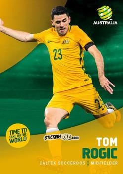 Sticker Tom Rogic - Football Australia Trading Cards 2017-2018 n. 15 - Tap'N'Play