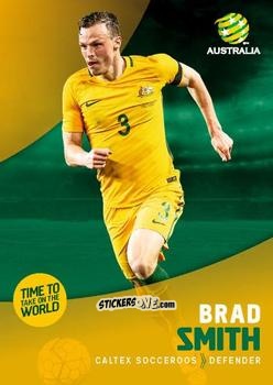 Sticker Brad Smith - Football Australia Trading Cards 2017-2018 n. 18 - Tap'N'Play