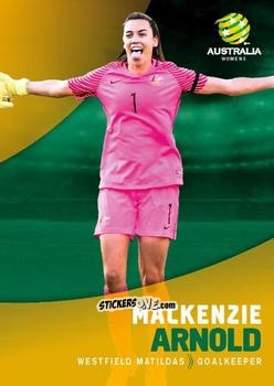 Cromo Mackenzie Arnold - Football Australia Trading Cards 2017-2018 n. 23 - Tap'N'Play