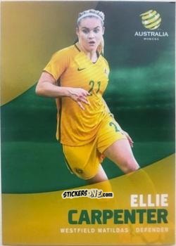 Sticker Ellie Carpenter - Football Australia Trading Cards 2017-2018 n. 25 - Tap'N'Play