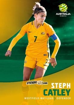 Sticker Steph Catley - Football Australia Trading Cards 2017-2018 n. 26 - Tap'N'Play