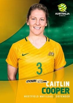 Sticker Caitlin Cooper - Football Australia Trading Cards 2017-2018 n. 27 - Tap'N'Play