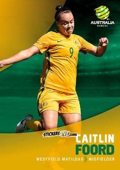 Cromo Caitlin Foord - Football Australia Trading Cards 2017-2018 n. 29 - Tap'N'Play