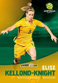 Sticker Elise Kellond-Knight - Football Australia Trading Cards 2017-2018 n. 32 - Tap'N'Play