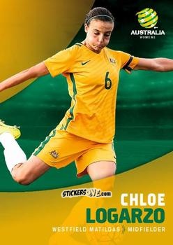Sticker Chloe Logarzo - Football Australia Trading Cards 2017-2018 n. 35 - Tap'N'Play