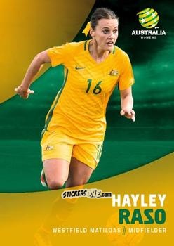 Sticker Hayley Raso - Football Australia Trading Cards 2017-2018 n. 37 - Tap'N'Play