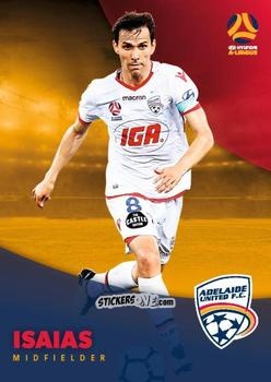 Cromo Isaías - Football Australia Trading Cards 2017-2018 n. 48 - Tap'N'Play