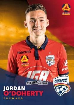 Cromo Jordan O'Doherty - Football Australia Trading Cards 2017-2018 n. 55 - Tap'N'Play