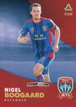 Sticker Nigel Boogaard - Football Australia Trading Cards 2017-2018 n. 121 - Tap'N'Play