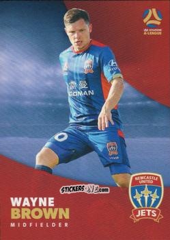 Sticker Wayne Brown - Football Australia Trading Cards 2017-2018 n. 122 - Tap'N'Play