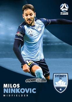 Figurina Miloš Ninkovic - Football Australia Trading Cards 2017-2018 n. 160 - Tap'N'Play