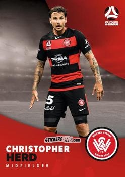 Cromo Christopher Herd - Football Australia Trading Cards 2017-2018 n. 192 - Tap'N'Play