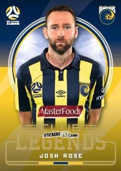 Cromo Joshua Rose - Football Australia Trading Cards 2017-2018 n. CL-03 - Tap'N'Play