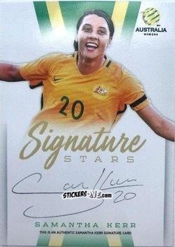 Figurina Samantha Kerr - Football Australia Trading Cards 2017-2018 n. SS-02 - Tap'N'Play