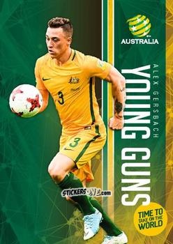 Figurina Alex Gerbasch - Football Australia Trading Cards 2017-2018 n. YG-01 - Tap'N'Play