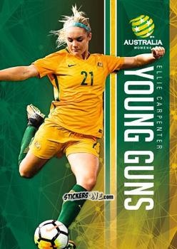 Sticker Ellie Carpenter - Football Australia Trading Cards 2017-2018 n. YG-03 - Tap'N'Play