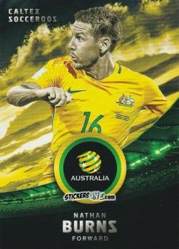 Sticker Nathan Burns - Football Australia Trading Cards 2016-2017 n. 2 - Tap'N'Play