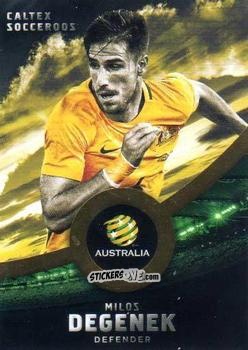 Figurina Milos Degenek - Football Australia Trading Cards 2016-2017 n. 4g - Tap'N'Play