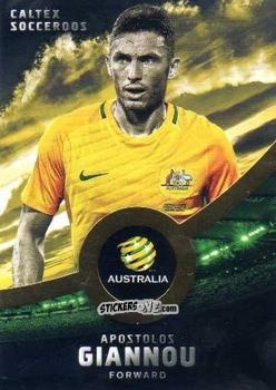 Sticker Apostolos Giannou - Football Australia Trading Cards 2016-2017 n. 5g - Tap'N'Play