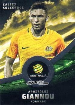 Sticker Apostolos Giannou - Football Australia Trading Cards 2016-2017 n. 5s - Tap'N'Play