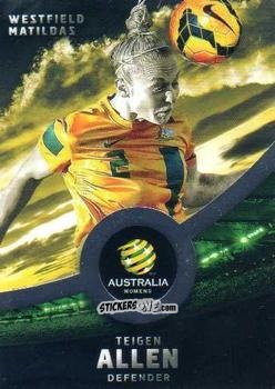 Sticker Teigen Allen - Football Australia Trading Cards 2016-2017 n. 22s - Tap'N'Play