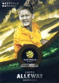 Sticker Laura Alleway - Football Australia Trading Cards 2016-2017 n. 23g - Tap'N'Play