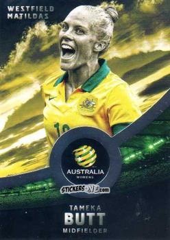 Sticker Tameka Butt - Football Australia Trading Cards 2016-2017 n. 25s - Tap'N'Play