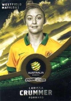 Sticker Larissa Crummer - Football Australia Trading Cards 2016-2017 n. 28g - Tap'N'Play