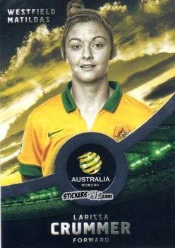 Sticker Larissa Crummer - Football Australia Trading Cards 2016-2017 n. 28s - Tap'N'Play