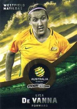 Figurina Lisa De Vanna - Football Australia Trading Cards 2016-2017 n. 29g - Tap'N'Play