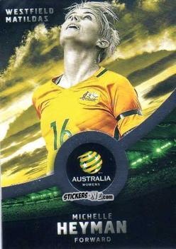 Sticker Michelle Heyman - Football Australia Trading Cards 2016-2017 n. 32s - Tap'N'Play